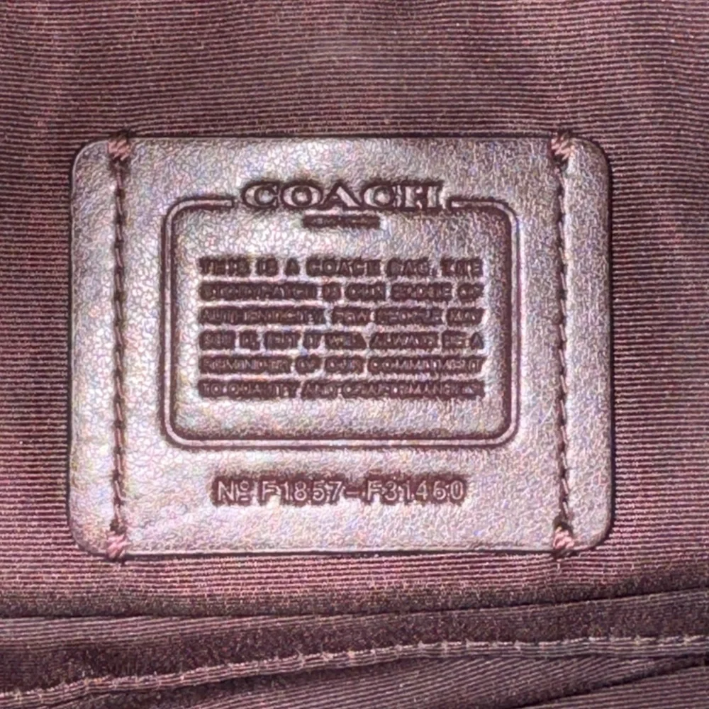 Coach Ally Satchel Quilted Black Leather Bag - Picture 11 of 11